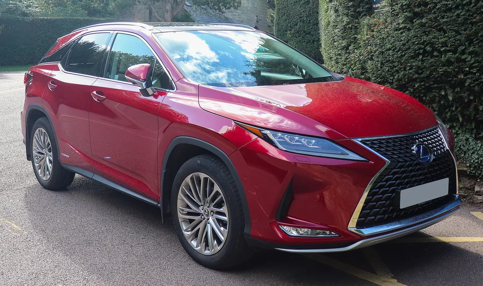 Lexus RX 450h, 2020, qırmızı
